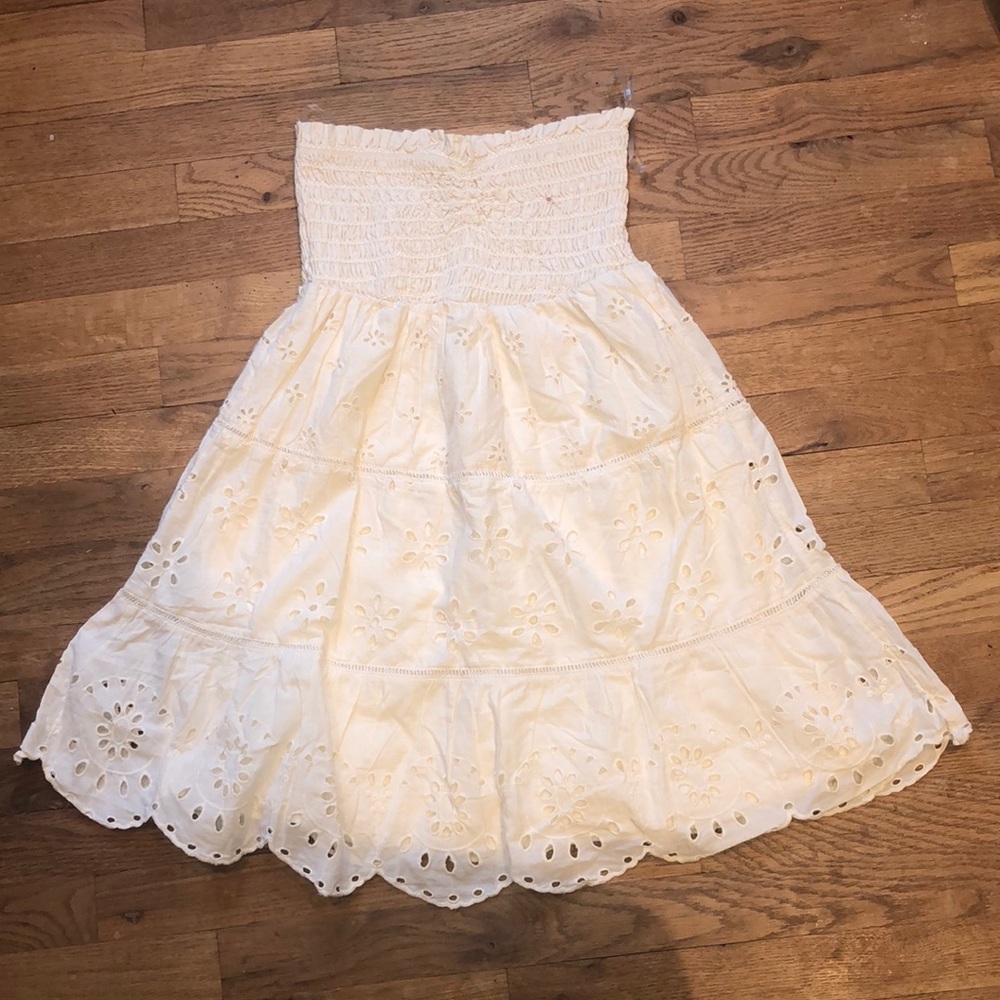 Strapless babydoll dress from American Eagle